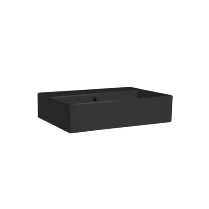 Matte Black Ceramic Console Sink