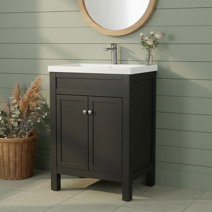 Light Grey Traditional Vanity