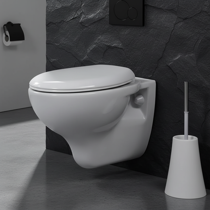 Round Ceramic Wall Mount Toilet