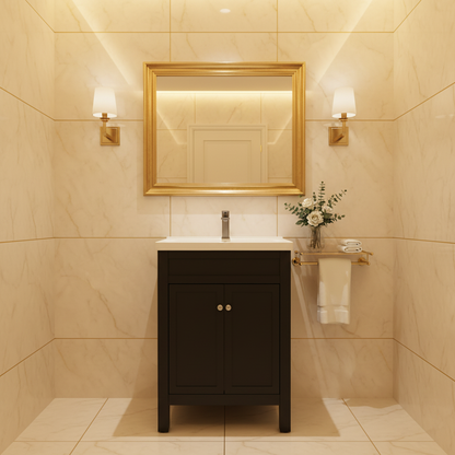 Light Grey Traditional Vanity