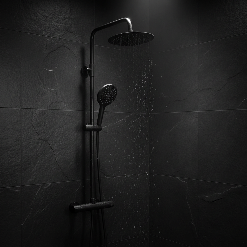 Modern Thermostatic Round Bar Shower