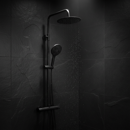 Modern Thermostatic Round Bar Shower