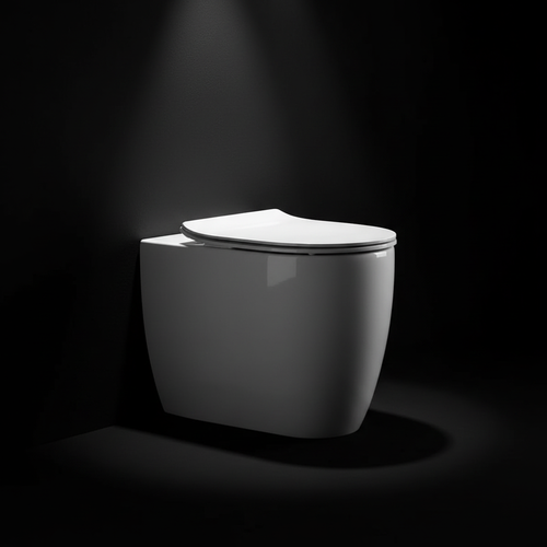 Round Ceramic Floor Toilet