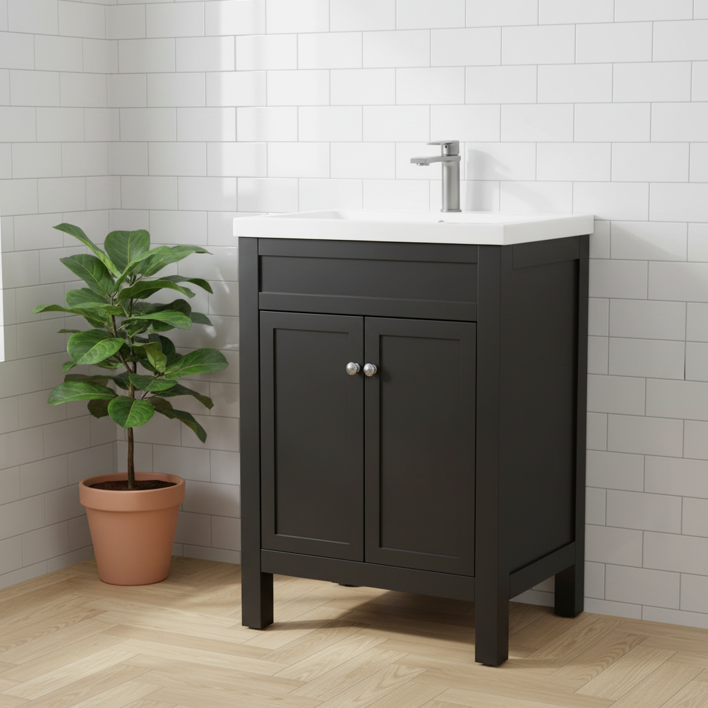 Light Grey Traditional Vanity