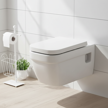 White Ceramic Wall Mount Toilet