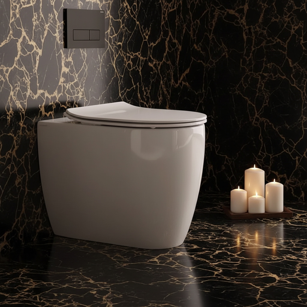 Round Ceramic Floor Toilet
