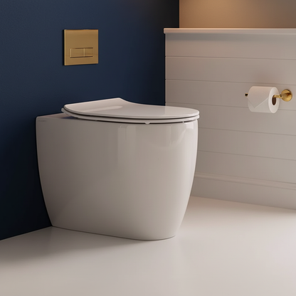 Round Ceramic Floor Toilet