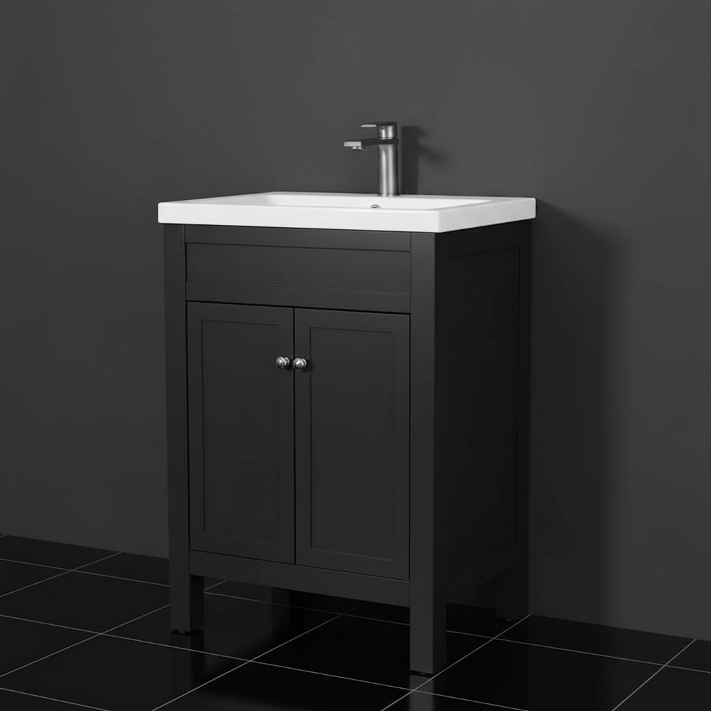 Light Grey Traditional Vanity