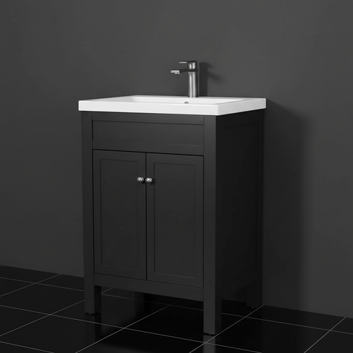 Light Grey Traditional Vanity