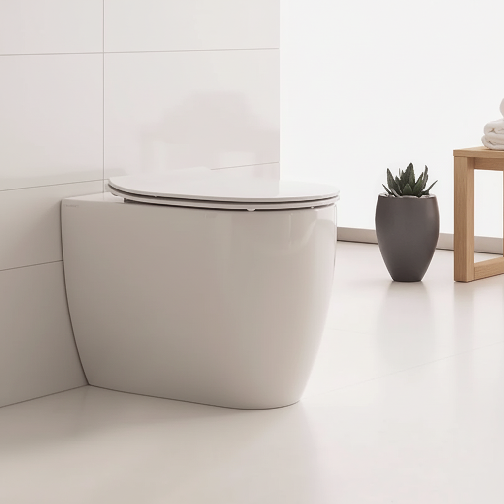 Round Ceramic Floor Toilet