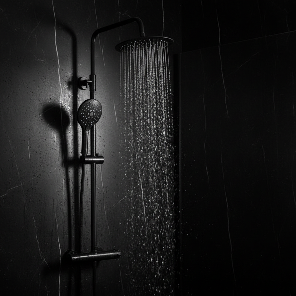 Modern Thermostatic Round Bar Shower