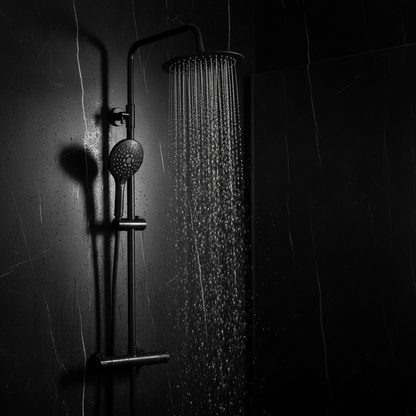 Modern Thermostatic Round Bar Shower