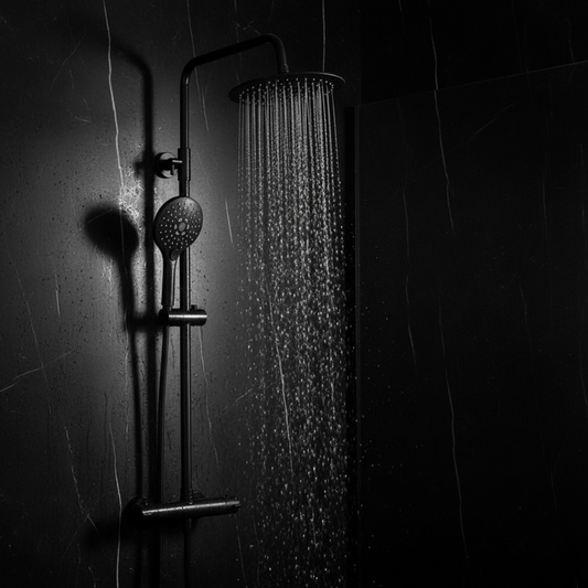 Modern Thermostatic Round Bar Shower