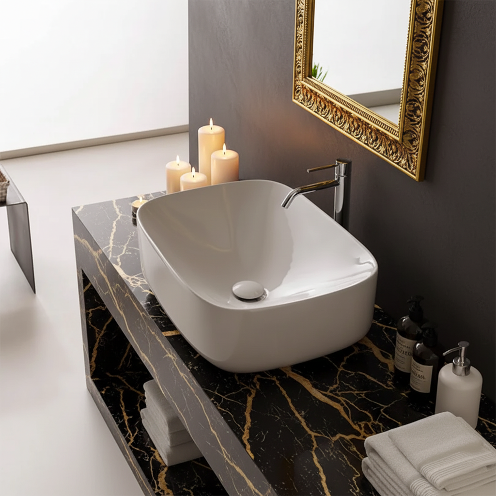 Console Ceramic Sink Vanity